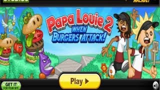 Papa Louie 2 Gameplay Level 1 [upl. by Gabriel]