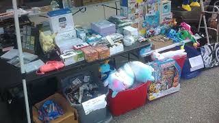 Shopping Inside The Raynham Flea Market  Raynham Massachusetts [upl. by Rafa]