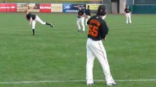 Tim Lincecum PitchingWarming Up [upl. by Wehner]