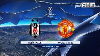 PES 2018  Besiktas vs Manchester United  UEFA Champions League UCL  Gameplay PC [upl. by Nelra]