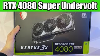 Undervolt your RTX 4080 Super for more FPS and Lower Temperature  Tutorial [upl. by Amak]