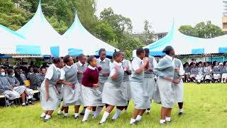 HIGHRIDGE GIRLS SECONDARY SCHOOL DANCING HUYU NINANI SONG [upl. by Peppie]