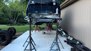 2002 f250 20” lift kit build part 6 [upl. by Barra549]