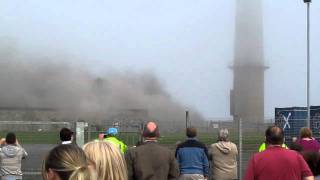 Leven Power station getting blown up hd [upl. by Onitnelav866]