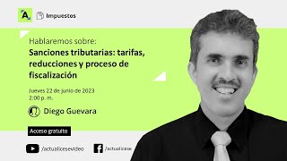 Sanciones tributarias tarifas reducciones y proceso de fiscalización [upl. by Eberto]