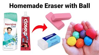 How to make Kneaded Eraser at homeKneaded Eraser makinghomemade Claytype EraserMoldable Eraser [upl. by Clower970]