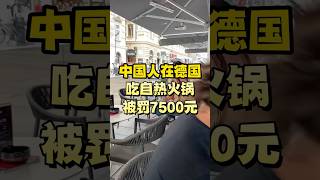 中国人在德国吃火锅，被罚7500元 [upl. by Airt224]