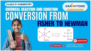 Converting Newman to Fischer Projections  Stereochemistry Projection Conversion [upl. by Kam]