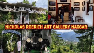 nicholas roerich art gallery naggar  art gallery manali  kullu manali tourist places  manali vlog [upl. by Radack196]