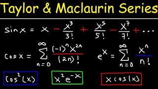 Taylor Series and Maclaurin Series  Calculus 2 [upl. by Ailesor680]