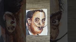 Salvador Dali drawing [upl. by Aihtebat]