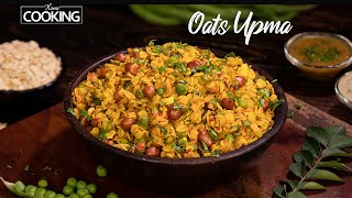 Oats Upma  Healthy Breakfast Ideas  Vegetable Oats Upma  Oats Recipe for Weight loss Upma Recipe [upl. by Aicelf]