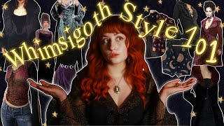 ✨ Whimsigoth Thrift amp Style Guide  What to Look For amp How to Find It  Femm amp Masc styleinspo [upl. by Elwee142]