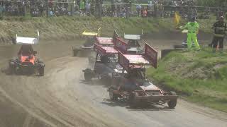 F2 Stockcars heat 3 Pinkstermaandag 2024  NAC Autocross Kollum  RaRaRacing [upl. by Dorman]