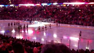 Chicago Blackhawks National Anthem Awesome Tradition in HD [upl. by Emersen159]