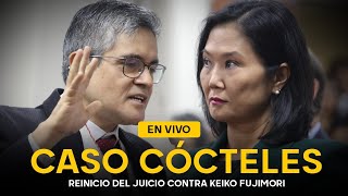 EN VIVO Juicio a Keiko Fujimori reinicio de audiencia por Caso Cócteles [upl. by Eirene]