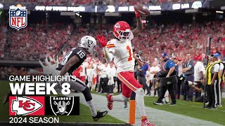 Kansas City Chiefs vs Las Vegas Raiders  2024 Week 8 Game Highlights [upl. by Carper]