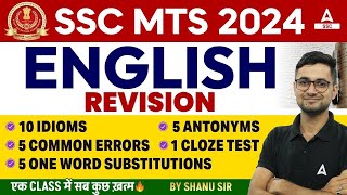 SSC MTS 2024  SSC MTS English Classes by Shanu Rawat  SSC MTS English Revision [upl. by Akinna]