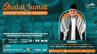 Shalat Jumat Masjid Istiqlal 230224 [upl. by Stimson]