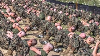 United States Marine Corps Recruit Training — Physical Training [upl. by Halas217]