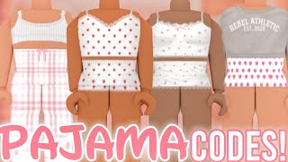 aesthetic roblox pajamas WITH CODES  LINKS [upl. by Anorahs]