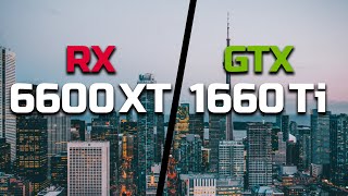 RX 6600 XT vs GTX 1660 Ti  Test in 9 Games [upl. by Chuch]