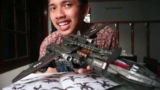 Mainan Transformer Megatron knock off  PART 2  quotBerubah jadi pesawatquot [upl. by Otrebtuc]