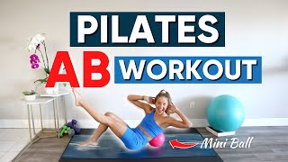 Pilates Mini Ball Ab workout Total Core BURN [upl. by Nicholas]