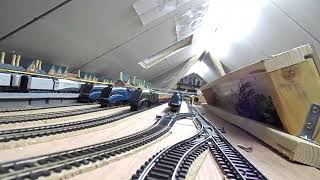 Gadwall hauls a rake of mk1 coaches through Doncaster Station [upl. by Yruy]