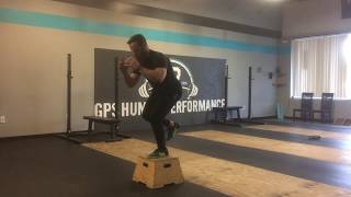 Single Leg Box Jumps  GPS Human Performance [upl. by Goodman]