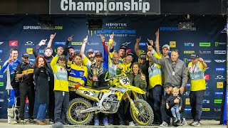 Supercross Round 9 450SX Highlights  Indianapolis IN Lucas Oil Stadium Stadium  Mar 11 2023 [upl. by Spence]