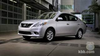 2012 Nissan Versa Sedan Review  Kelley Blue Book [upl. by Ahsinauj]