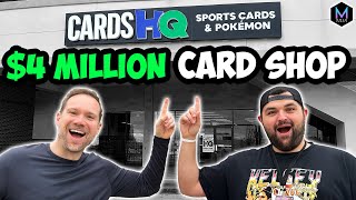 INSIDE The LARGEST SPORTS CARD SHOP IN THE WORLD Cards HQ 💰 [upl. by Atsiuqal]