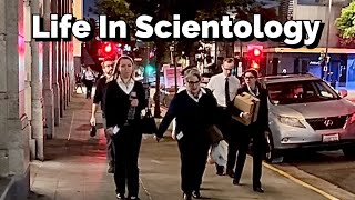 LIFE IN SCIENTOLOGY Documenting Scientologists Being Transported After 16 Hours of Work [upl. by Adnirak]