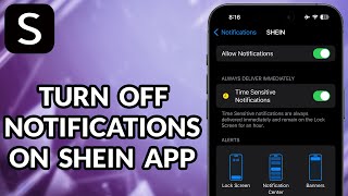 How To Turn Off Notifications On Shein App [upl. by Meesan]