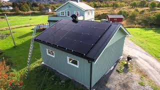 Solar installation 13kW Vega Norway [upl. by Eibo]