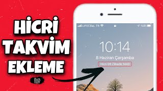 İphonea Hicri Takvim Ekleme  HİCRİ TAKVİM [upl. by Shirl]