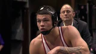 174lbs Bryce Steiert UNI fall Anthony Mantanona Oklahoma [upl. by Reltuc]