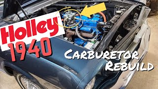 Holley 1940 Carburetor Rebuild  1966 Mustang [upl. by Cirilo]