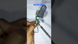 How to make 12 volt colour LED 12 volt power supply connectionHabibul experiment dc12v shorts [upl. by Atsira528]