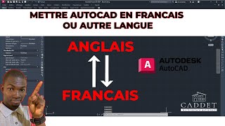 Pack de langue Autocad Changer la langue dans Autocad Anglais vers Francais etc [upl. by Benedikt602]