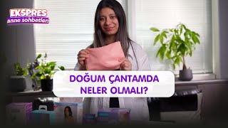 Doğum Çantasında Neler Olmalı [upl. by Milewski633]