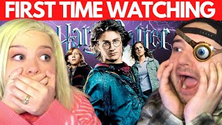 My Husband Watches HARRY POTTER AND THE GOBLET OF FIRE for the FIRST Time [upl. by Zzabahs]