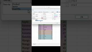 How to Quickly Sort Data by Color in Excel shorts shortvideo [upl. by Airaet472]