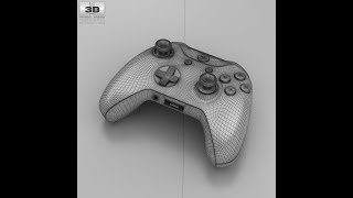 Xbox One Customizable Controller Ad Fan Made with 3DS MAX 2016 [upl. by Yelsel307]