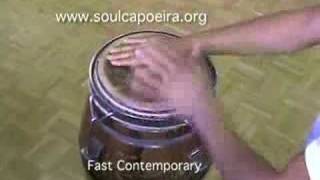 CAPOEIRA DRUM RHYTHMS Contemporary fast [upl. by Reemas]