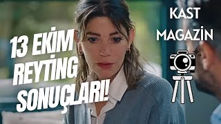 13 EKİM REYTİNG SONUÇLARI  KAST MAGAZİN [upl. by Allx]