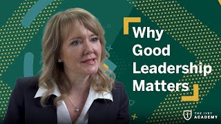 Character Why Good Leadership Matters [upl. by Naitsirhk]