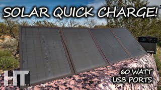 UNLIMITED Charging Options SUAOKI 100 Watt Portable Folding Solar Panel Review [upl. by Lyons718]