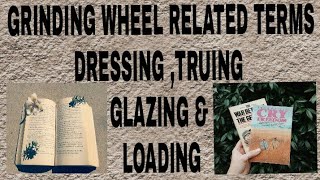 TERMS RELATED TO GRINDING WHEEL  LATEST UPDATES 2018 [upl. by Horowitz]